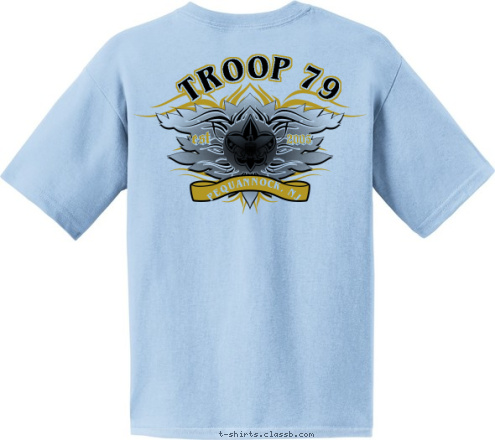 2005 PEQUANNOCK, NJ PEQUANNOCK, NJ TROOP 79 est TROOP 79 T-shirt Design 