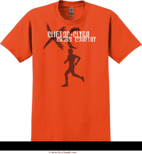 ARCHERS PUNISHMENT OUR sport is YOUR sport's Clifton-Clyde CROSS COUNTRY T-shirt Design 