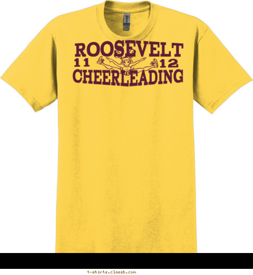 ROOSEVELT  CHEERLEADING 11 12 T-shirt Design SP1274