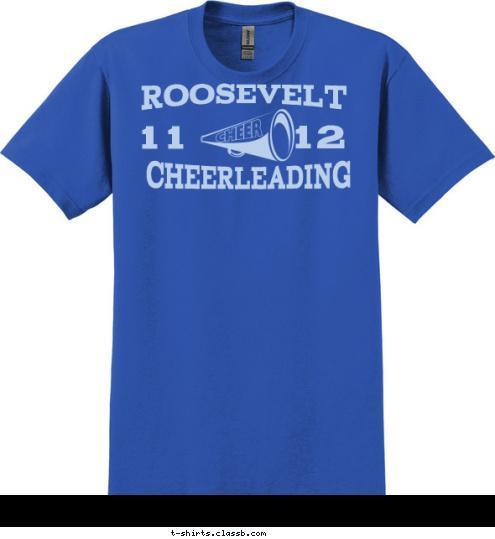 ROOSEVELT  CHEERLEADING 11 12 T-shirt Design SP1276