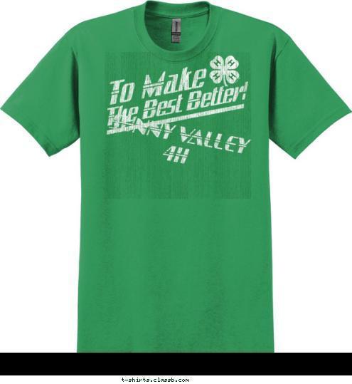 SUNNY VALLEY 4H T-shirt Design 