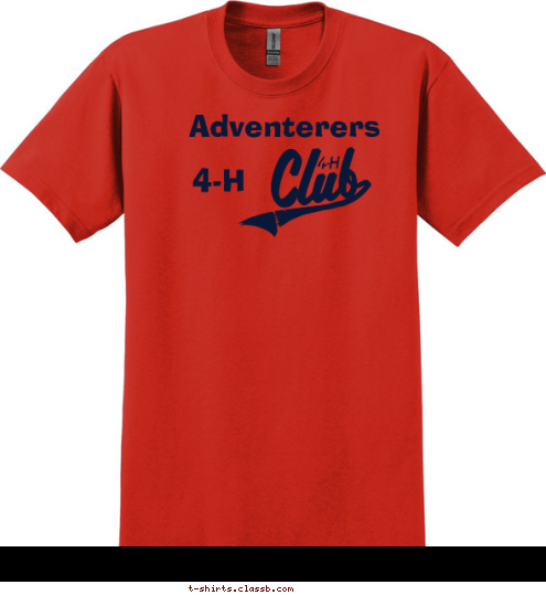 4-H 4-H 4-H Adventerers 4-H T-shirt Design 