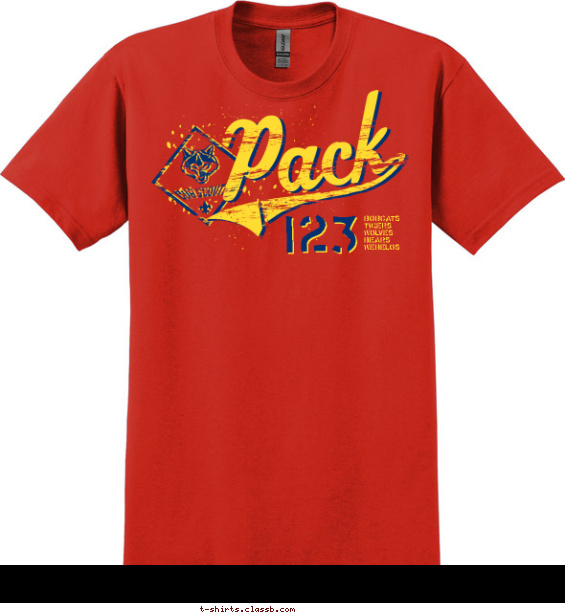 Pack Vintage Shirt T-shirt Design