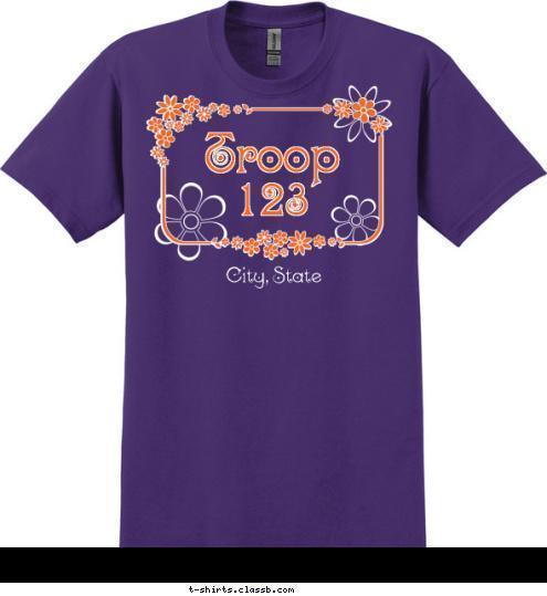 City, State Troop
123 T-shirt Design SP2117