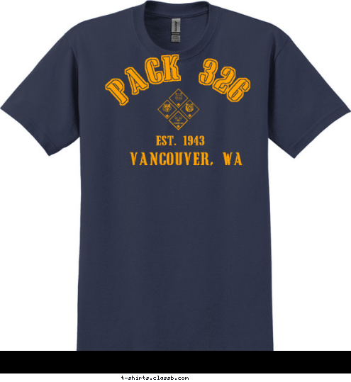 1943 EST. 1943 EST. 1943 VANCOUVER, WA PACK 326 T-shirt Design Pack 326 2008