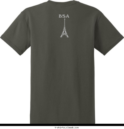 PACK 112 PARIS, FRANCE DO YOUR BEST BSA T-shirt Design 