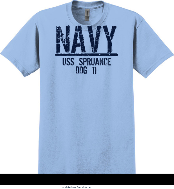 Navy DDG Shirt T-shirt Design