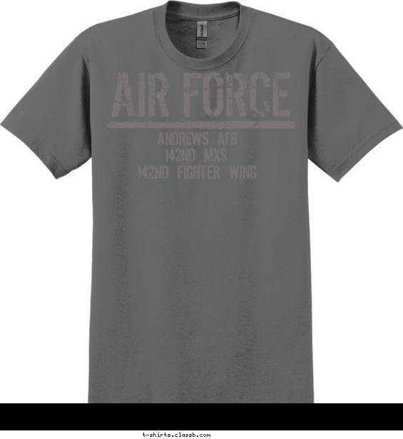 Air Force PLT Shirt T-shirt Design