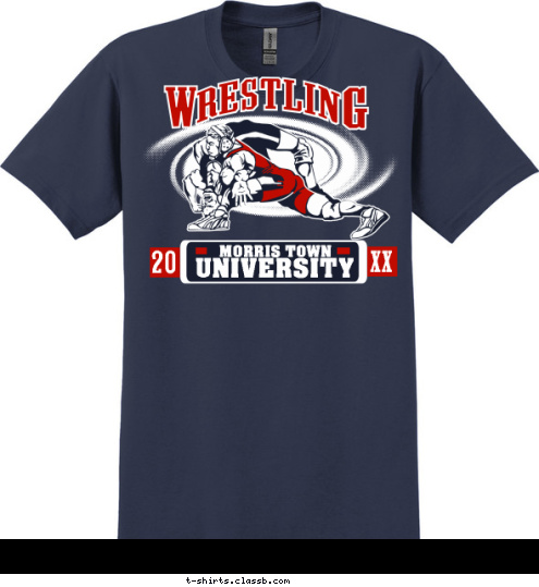 12 20 MORRIS TOWN UNIVERSITY T-shirt Design Sp324