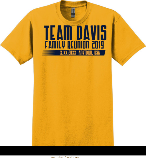 8.15.12  SAVANNAH, GEORGIA TEAM DAVIS FAMILY REUNION 2012 T-shirt Design SP363