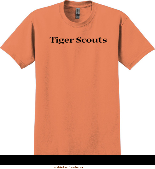 Tiger Scouts T-shirt Design 