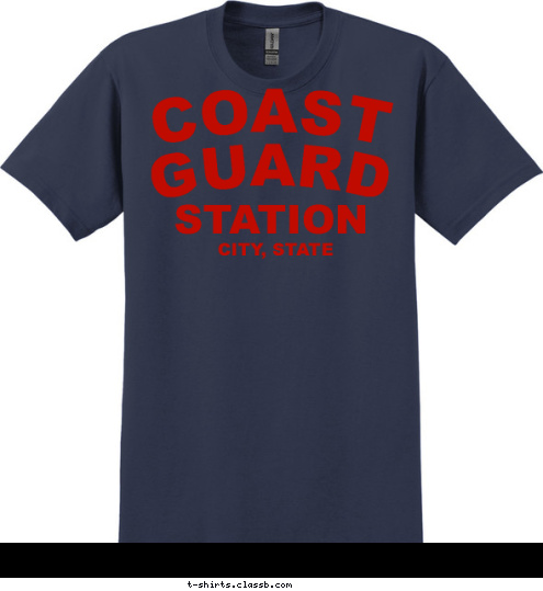 STATION MIAMI BEACH STATION CITY, STATE GUARD COAST  T-shirt Design Sp2216