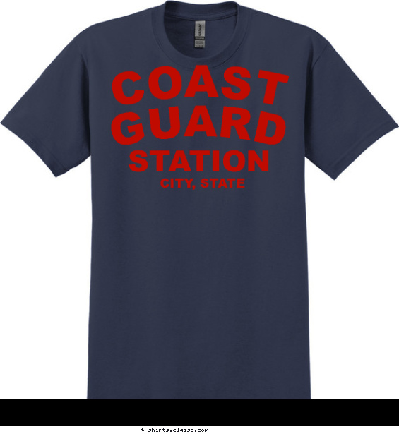 Highlighted Coast Guards Shirt T-shirt Design