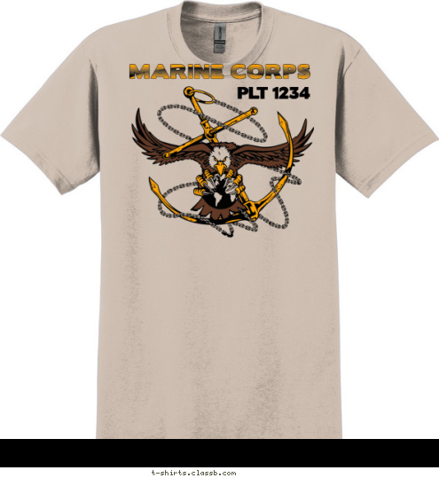 PARRIS ISLAND ALPHA COMPANY 1ST BN PARRIS ISLAND PLT 1234 T-shirt Design SP2211