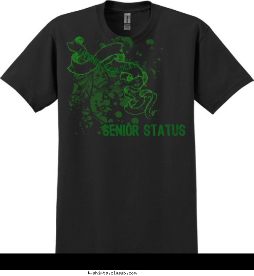 Netra  CLASS OF 2009...
...THERE WILL NEVER BE ANOTHER SENIOR STATUS WILDCATS LIVONIA H.S T-shirt Design 