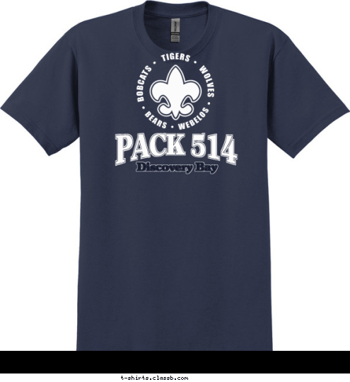 PACK 514 Discovery Bay T-shirt Design 