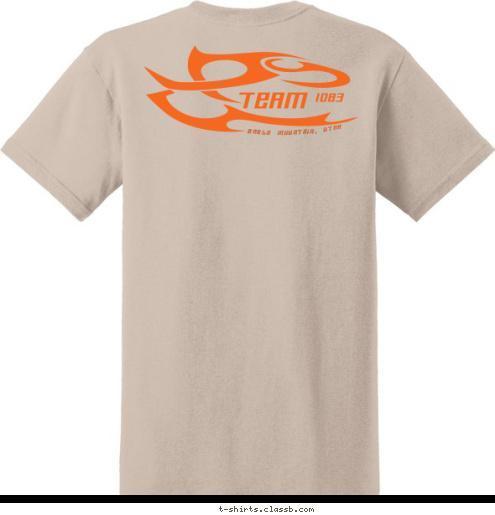 Team 1083  EAGLE MOUNTAIN, UTAH 1083 TEAM T-shirt Design 