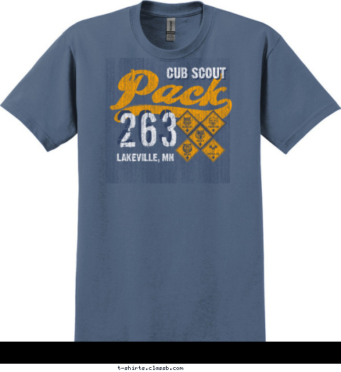 263 LAKEVILLE, MN CUB SCOUT T-shirt Design 