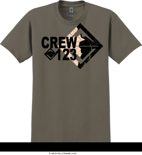 CREW
123 T-shirt Design SP1614