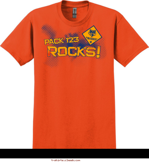 PACK 123 T-shirt Design sp2160