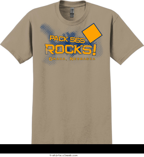 Omaha, Nebraska PACK 565 T-shirt Design 