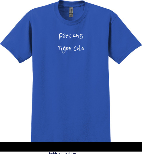 Pack 473 Pack 473
Tiger Cubs T-shirt Design 