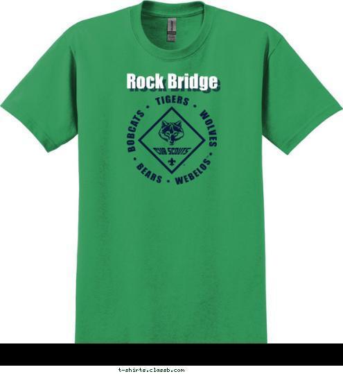 Rock Bridge T-shirt Design 