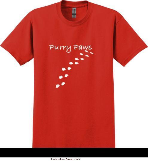 Purry Paws T-shirt Design 