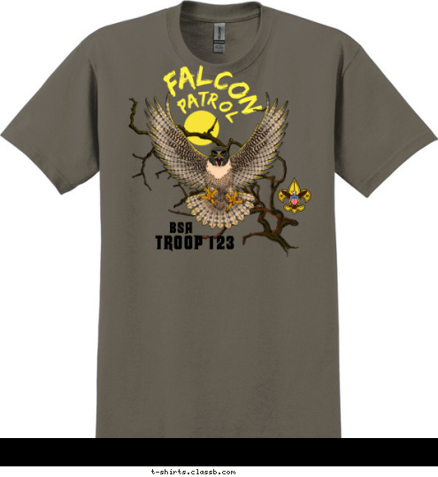 TROOP 123 BSA T-shirt Design sp2721