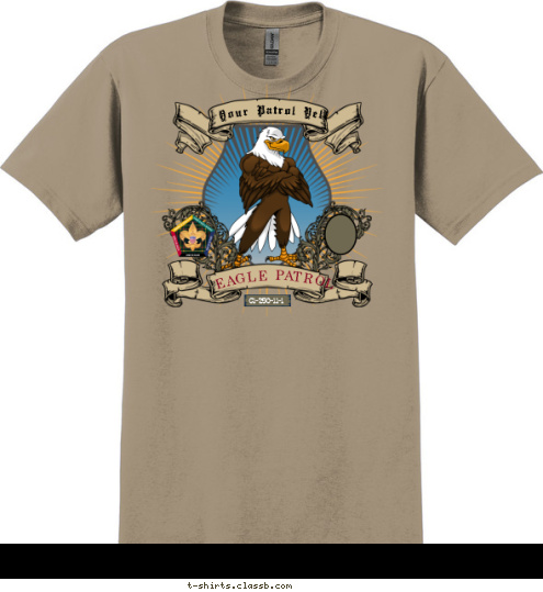 EAGLE PATROL C1-250-11-1 Your Patrol Yell T-shirt Design sp3244