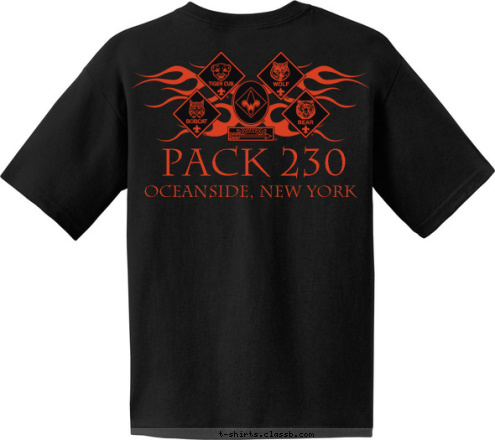 C o u n t s Pack 230 Character PACK 230 Oceanside, New York T-shirt Design 