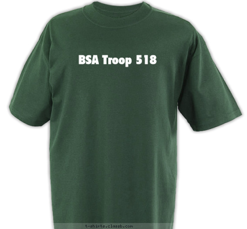 BSA Troop 518 T-shirt Design 