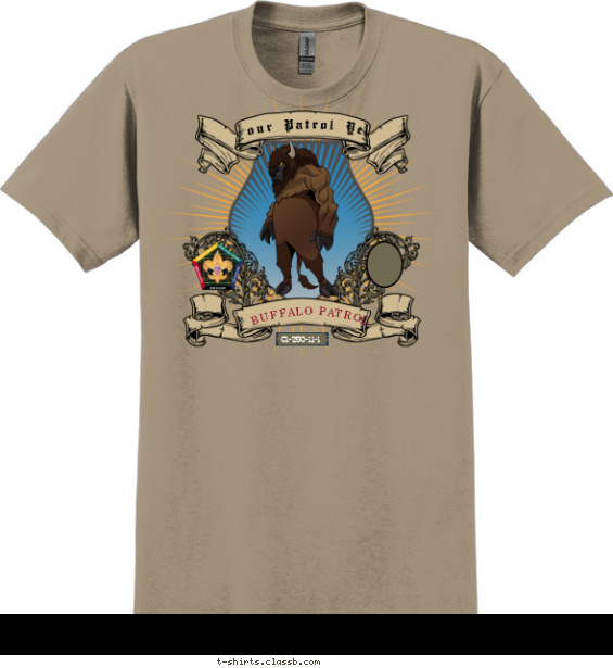 Buffalo Patrol T-shirt Design