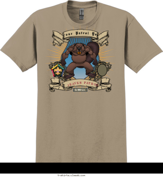 Beaver Patrol T-shirt Design