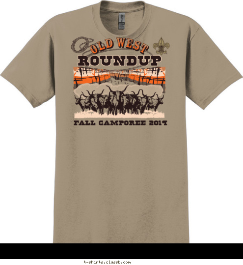 FALL CAMPOREE 2012 ROUNDUP T-shirt Design SP897