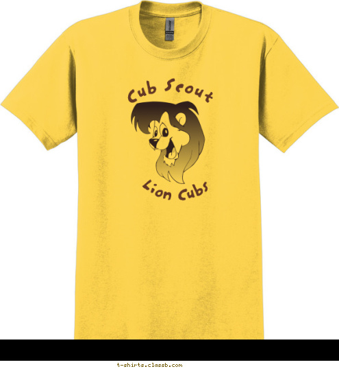 Cub Scout Lion Cubs T-shirt Design 