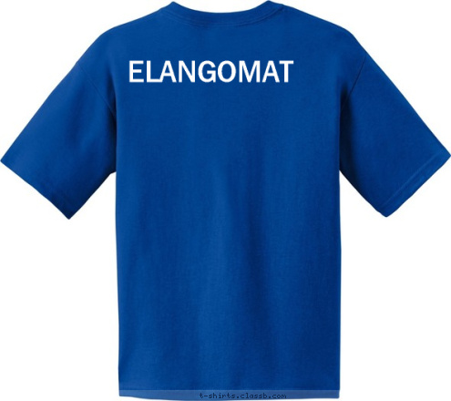 ELANGOMAT ELANGOMAT T-shirt Design Elangomat Blue