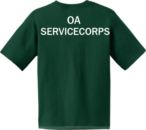 Ga-Hon-Ga 34 OA ServiceCorps SERVICECORPS T-shirt Design OA ServiceCorps
