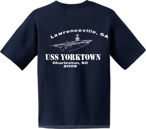 PACK 501 Lawrenceville, GA USS YORKTOWN USS YORKTOWN Charleston, SC
2009 Charleston, SC
2009 Lawrenceville, GA PACK 501 T-shirt Design 