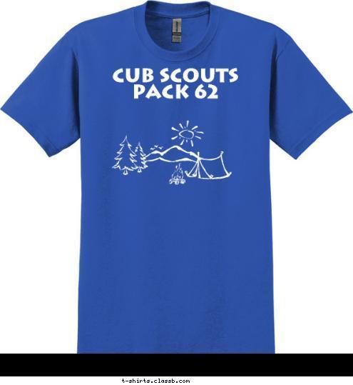 Cub Scouts
Pack 62 McDonough, GA T-shirt Design 