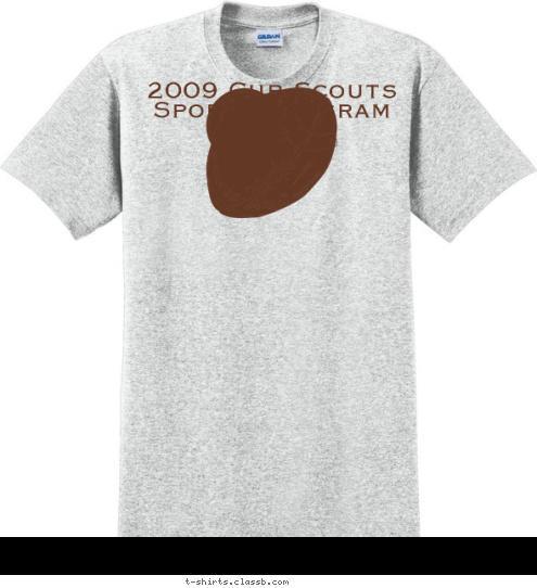 2009 Cub Scouts Sports Program T-shirt Design 