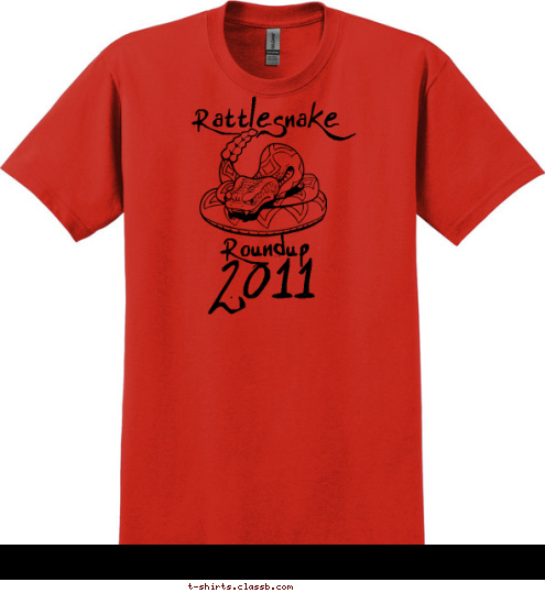 2011 Roundup Rattlesnake T-shirt Design 