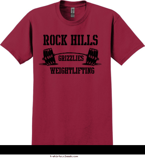 ST. CLAIR ATHLETIC CONFERENCE CLUB

 iron GRIZZLIES iron SHS 700 LB CLUB

 GRIZZLIES

 ROCK HILLS WEIGHTLIFTING T-shirt Design 