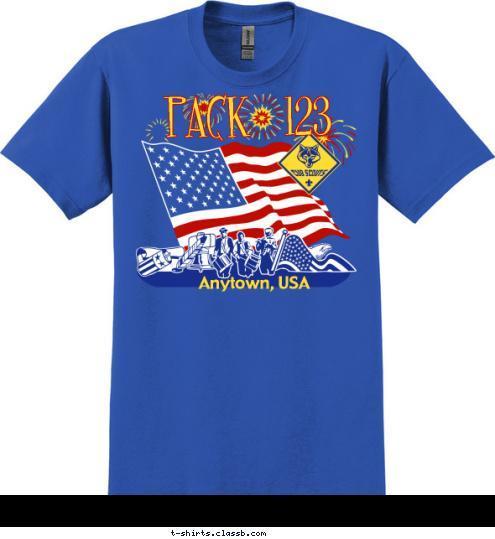 Anytown, USA 123 PACK  T-shirt Design 