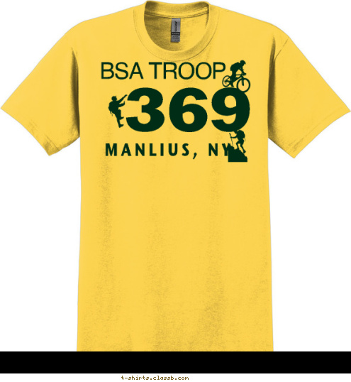 369

 MANLIUS, NY BSA TROOP T-shirt Design 