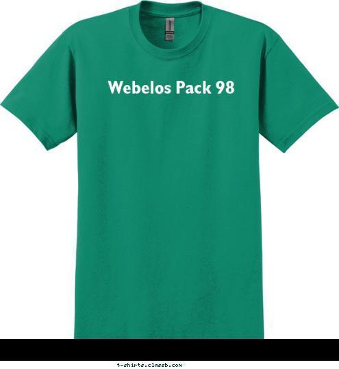 Webelos Pack 98 T-shirt Design 