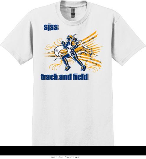 track and field sjss T-shirt Design 