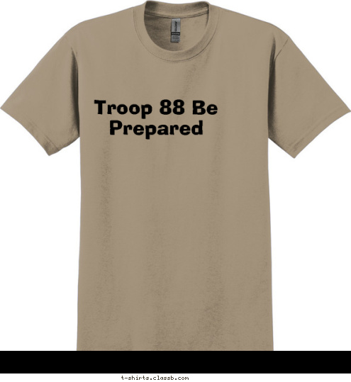 Troop 88 Be Prepared T-shirt Design 