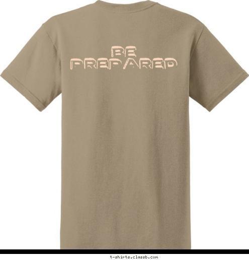 Be Prepared T-shirt Design 