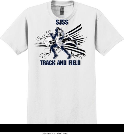 track and field sjss T-shirt Design 